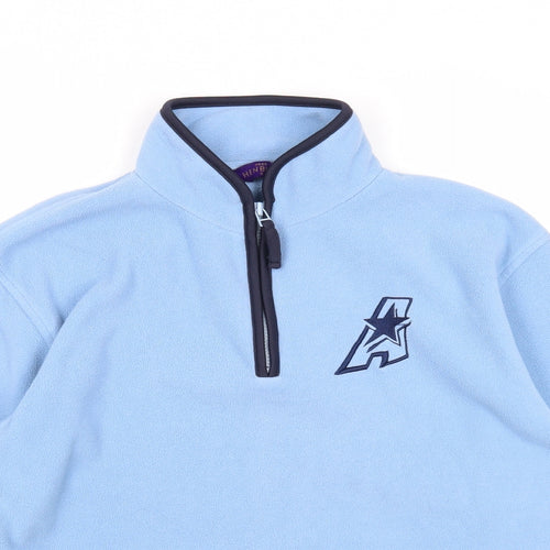Henbury Mens Blue Polyester Pullover Sweatshirt Size S - Allstars