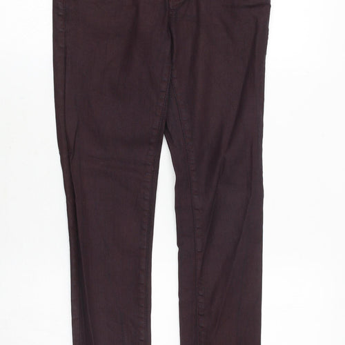 LTB Womens Red Cotton Skinny Jeans Size 27 in Slim Zip