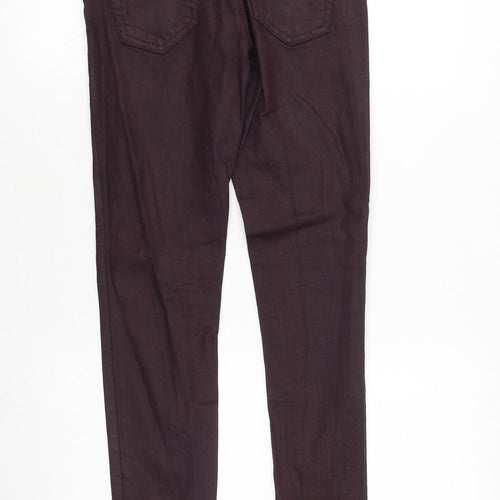 LTB Womens Red Cotton Skinny Jeans Size 27 in Slim Zip