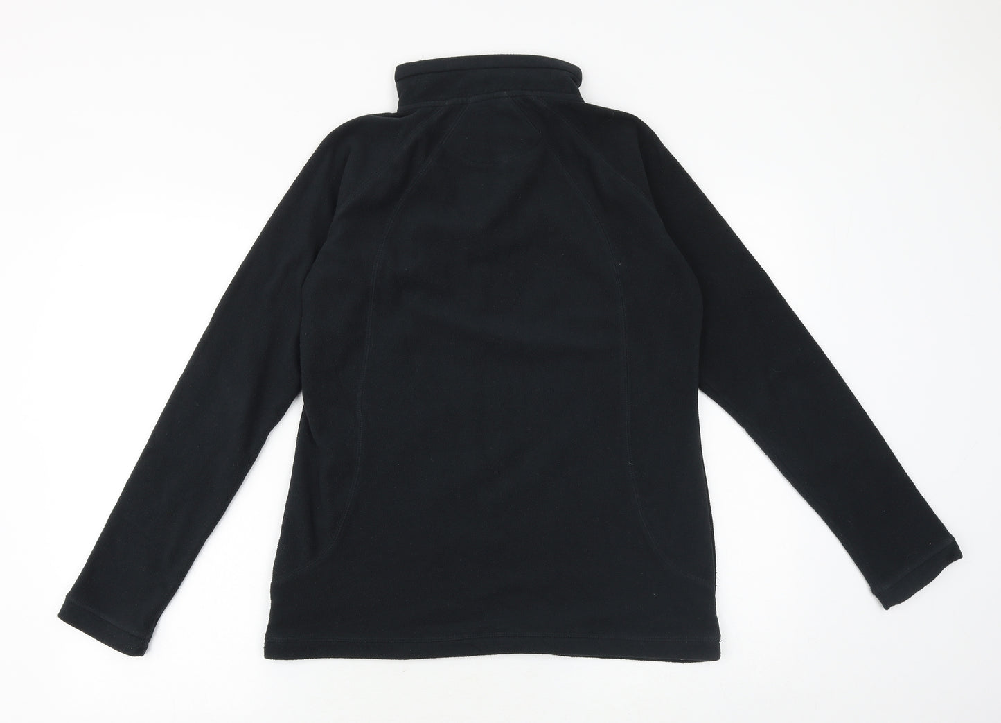 Peter Storm Womens Black Polyester Pullover Sweatshirt Size 12 Zip