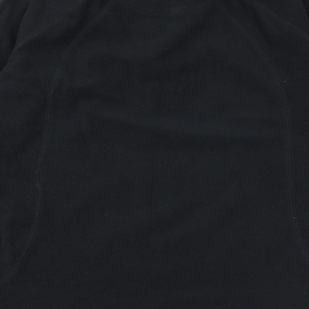 Peter Storm Womens Black Polyester Pullover Sweatshirt Size 12 Zip