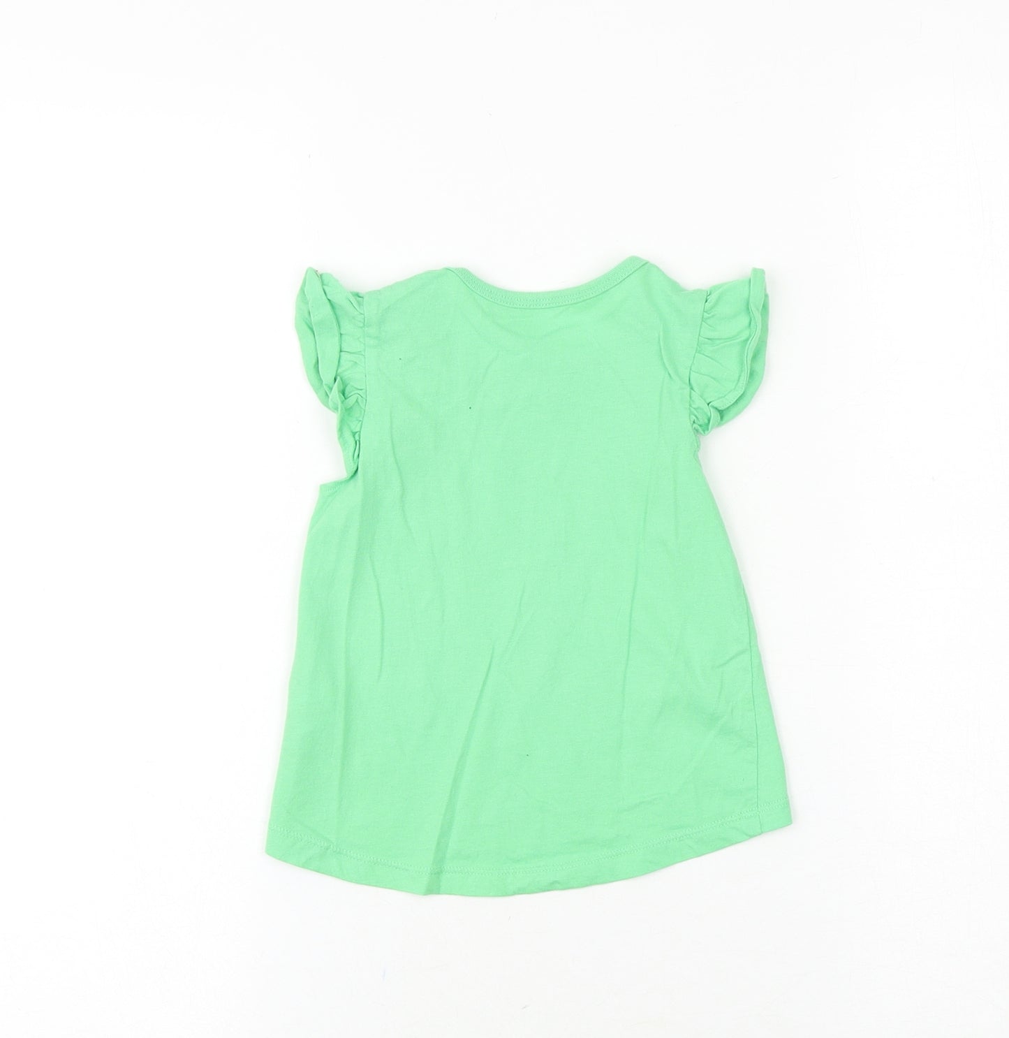 Dunnes Baby Green 100% Cotton Basic Tank Size 12-18 Months Round Neck Pullover - Unicorn