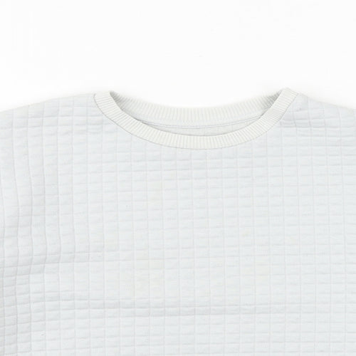 Matalan Boys Grey Cotton Pullover Sweatshirt Size 3-4 Years Pullover