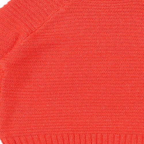 Falmer heritage Womens Red Round Neck Acrylic Pullover Jumper Size M