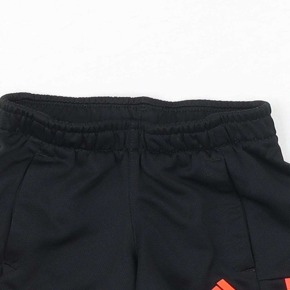 adidas Baby Black Polyester Cropped Trousers Size 18-24 Months Pullover - Shorts