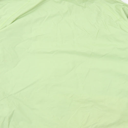 Technicals Womens Green Windbreaker Jacket Size 10 Zip