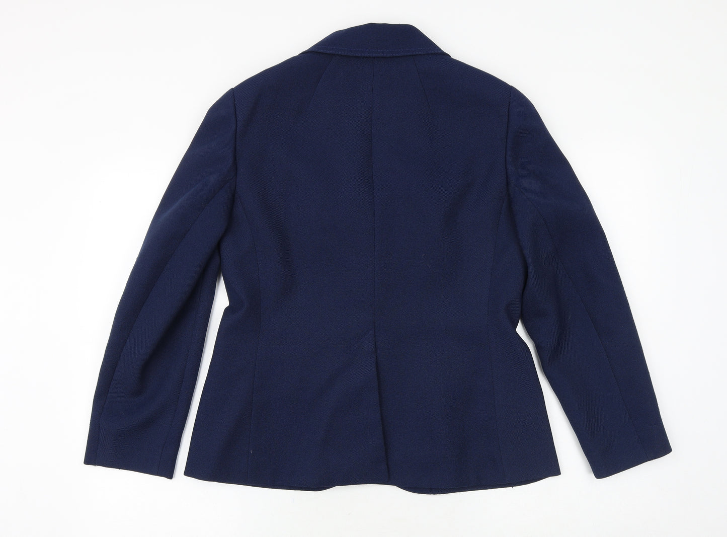 Windsmoor Womens Blue Polyester Jacket Blazer Size 16