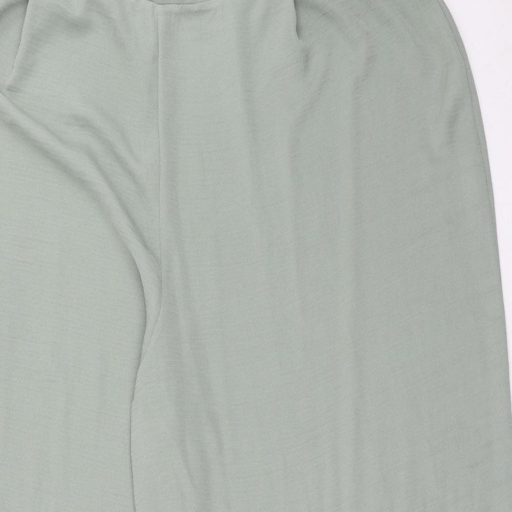 New Look Womens Green Polyester Trousers Size 24 Regular