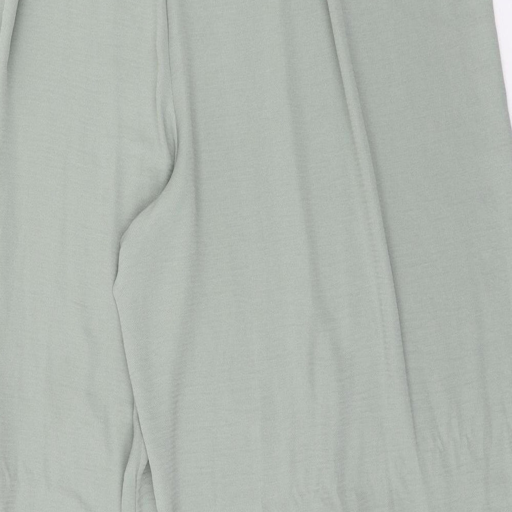 New Look Womens Green Polyester Trousers Size 24 Regular