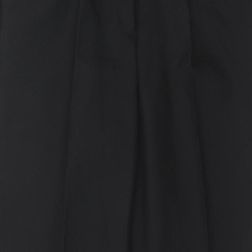 Daxon Womens Black Polyester Trousers Size 18 Regular Zip