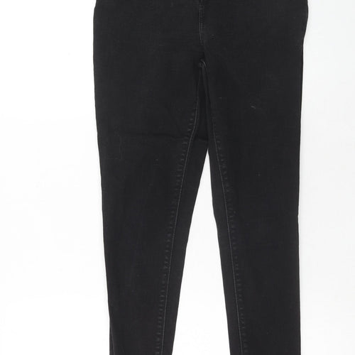 COLLUSION Womens Black Cotton Skinny Jeans Size 28 in L28 in Regular Zip