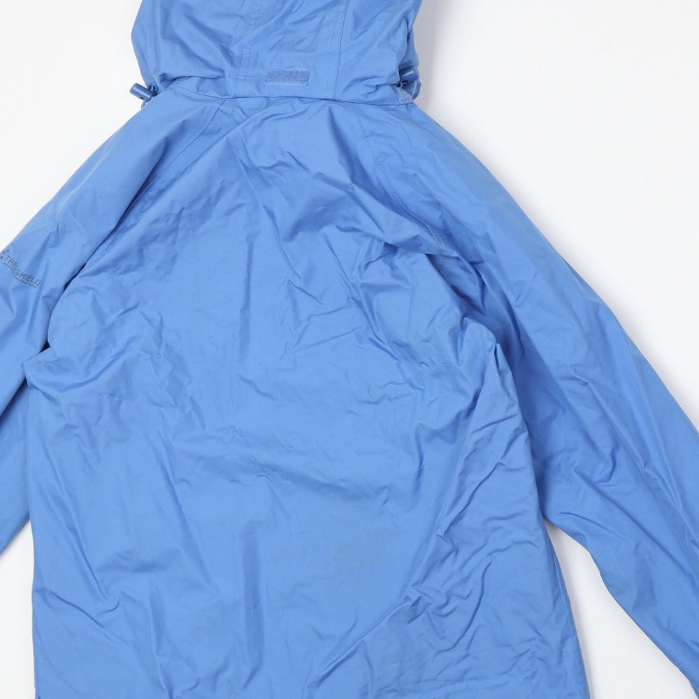 Trespass Womens Blue Windbreaker Jacket Size XS Zip