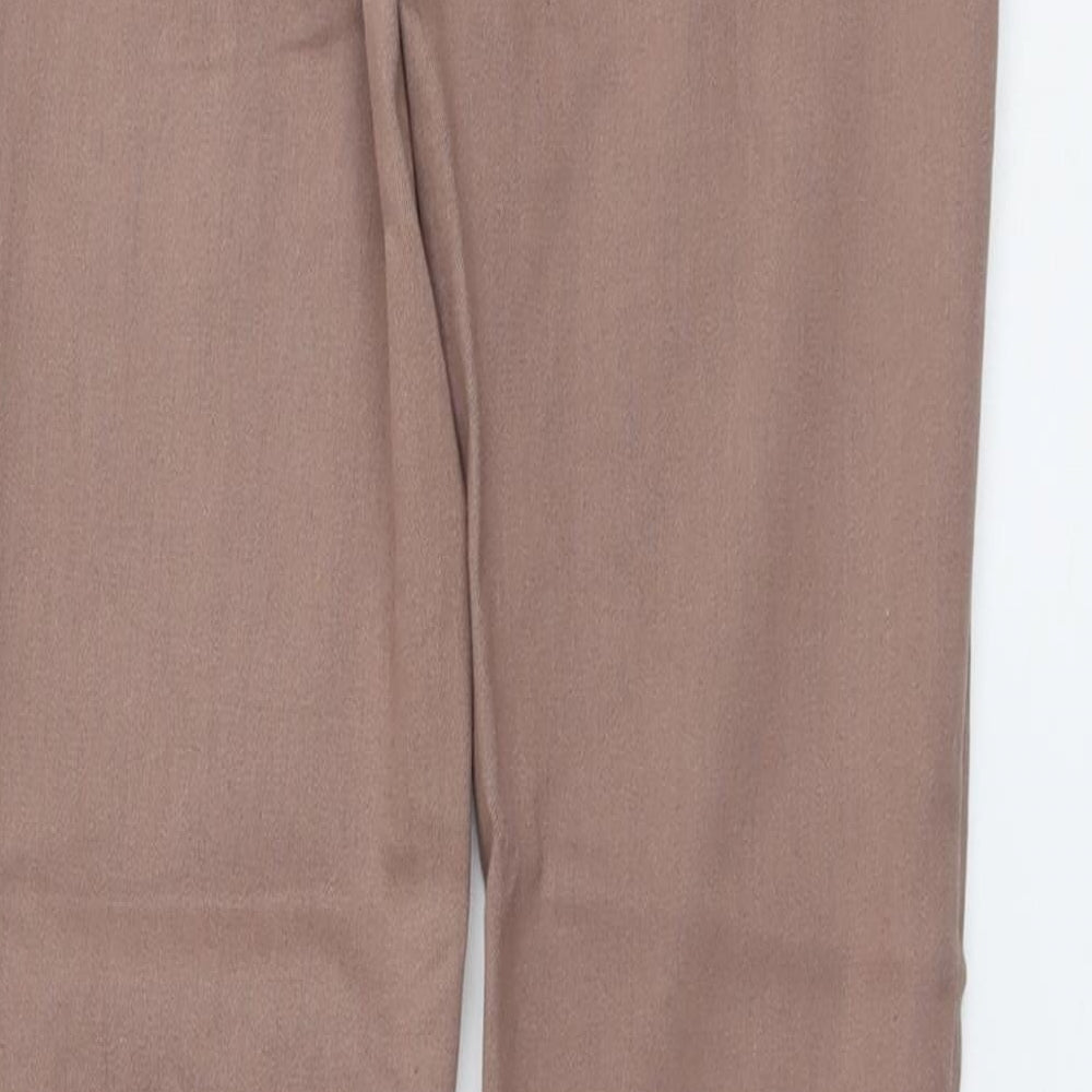 Denim & Co. Womens Brown Cotton Skinny Jeans Size 10 L31 in Regular Button