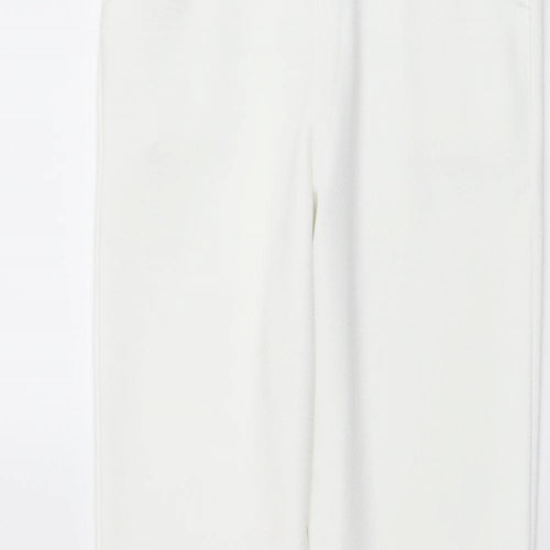 I SAW IT FIRST Womens Ivory Polyester Trousers Size 8 L26 in Regular