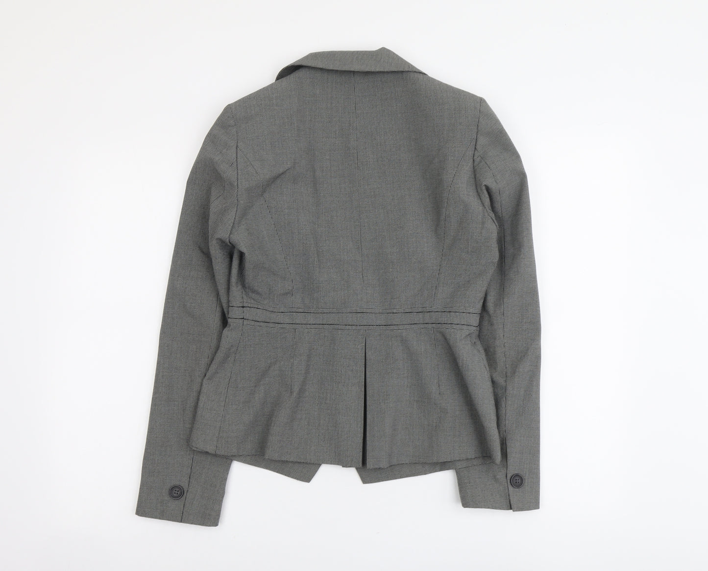 NEXT Womens Grey Polyester Jacket Blazer Size 8