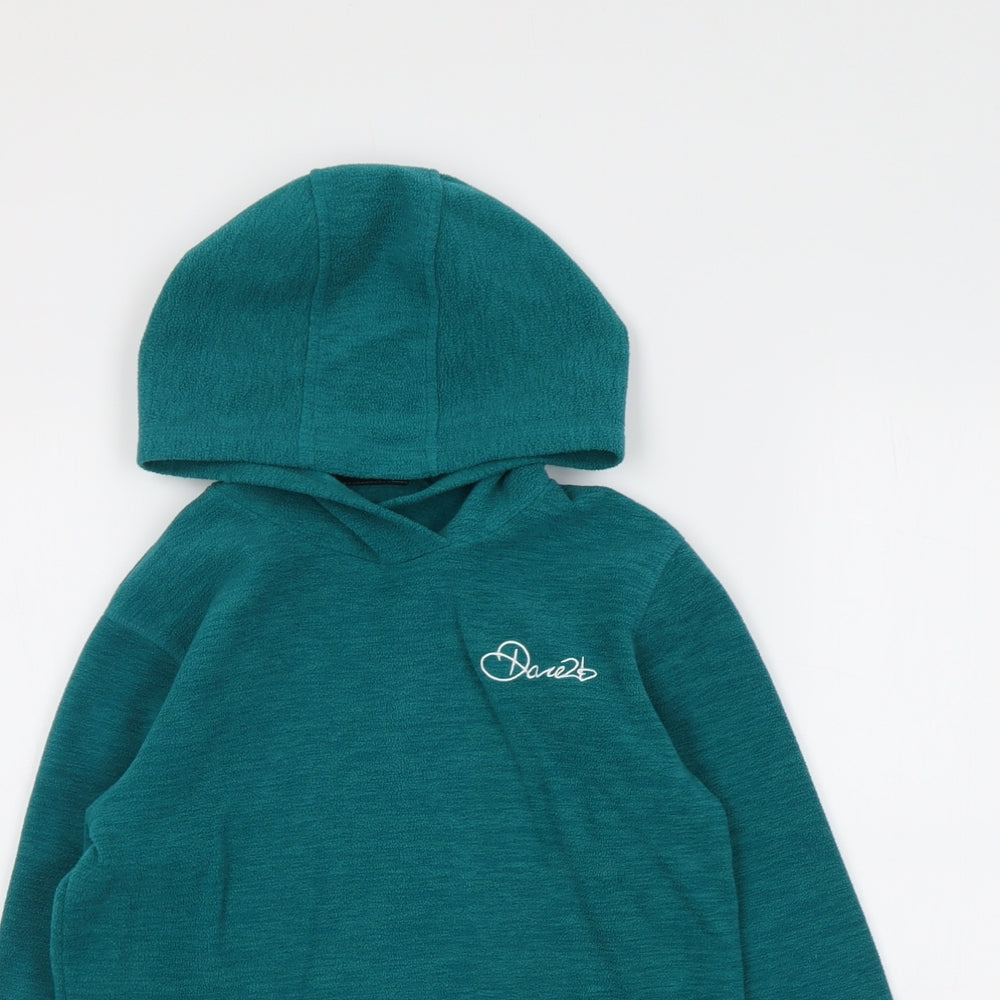 Dare 2B Boys Green Polyester Pullover Hoodie Size 9-10 Years Pullover
