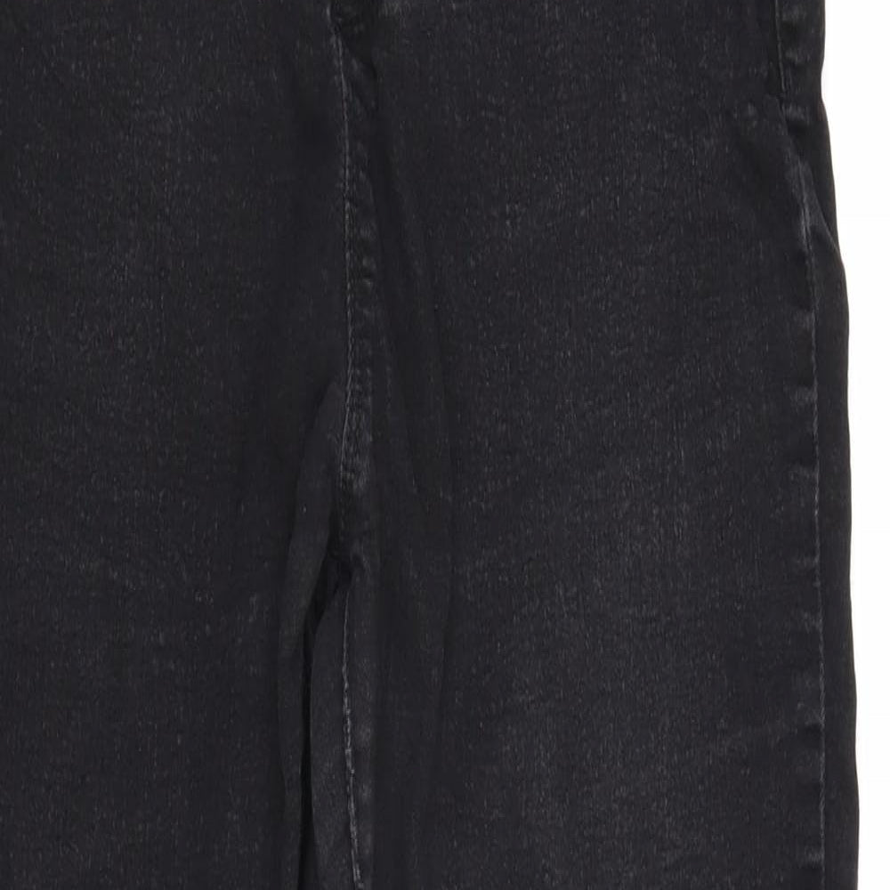 Peacocks Womens Black Cotton Jegging Jeans Size 14 Regular