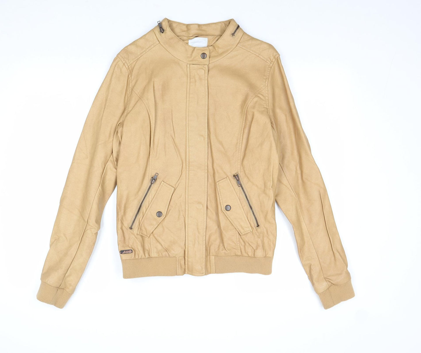 House Mens Brown Jacket Size L Zip