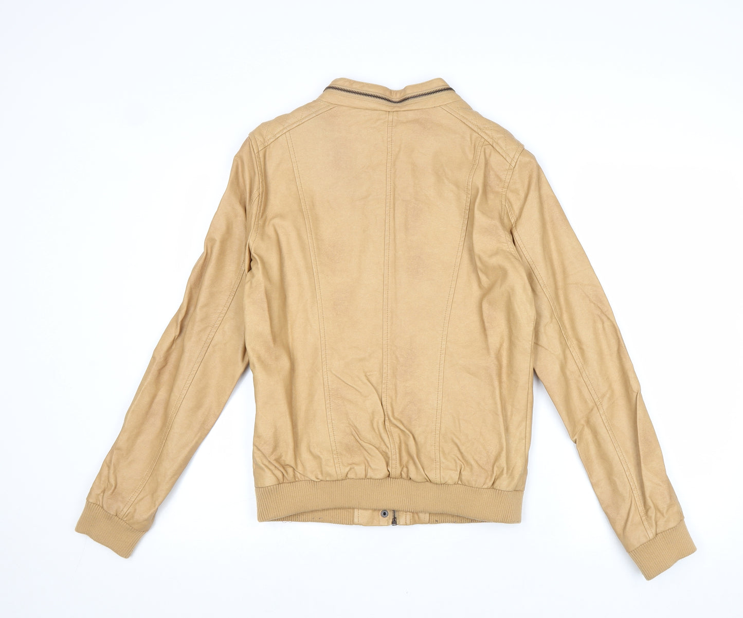 House Mens Brown Jacket Size L Zip