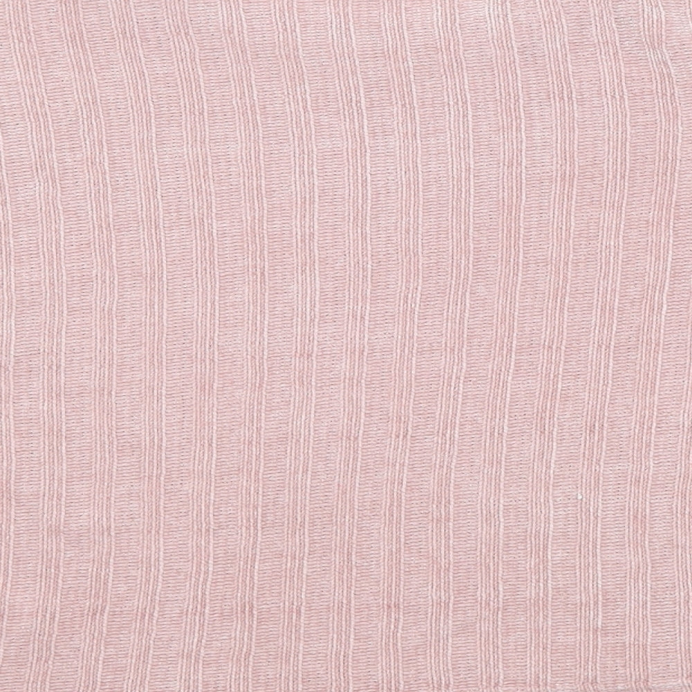 New Look Womens Pink Boat Neck Polyester Pullover Jumper Size S