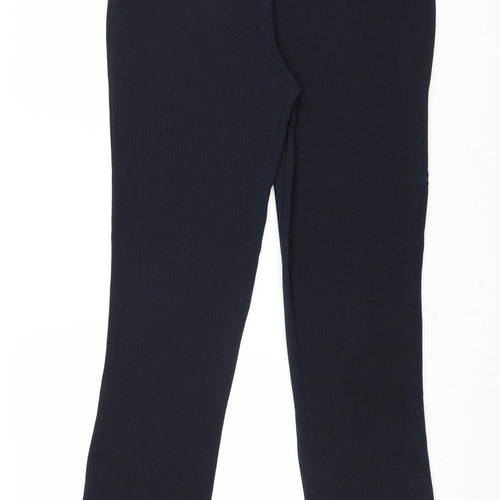 Preworn Womens Blue Polyester Jogger Trousers Size 16 Regular