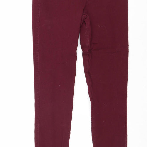 Denim & Co. Womens Purple Cotton Jegging Jeans Size 6 Regular