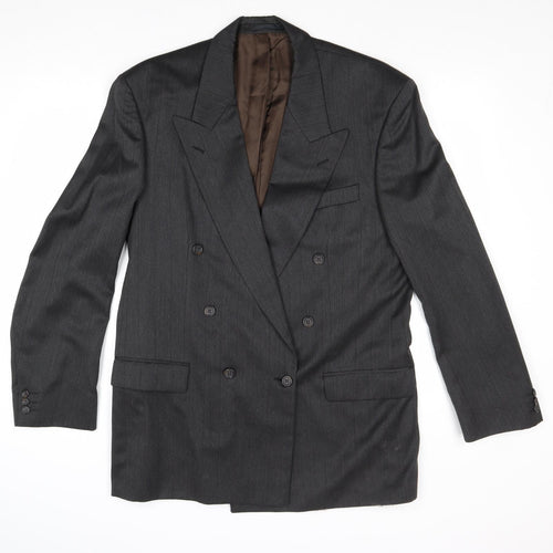 Marks and Spencer Mens Grey Polyester Jacket Suit Jacket Size 42 Regular