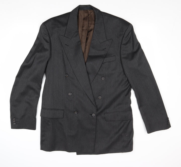 Marks and Spencer Mens Grey Polyester Jacket Suit Jacket Size 42 Regular