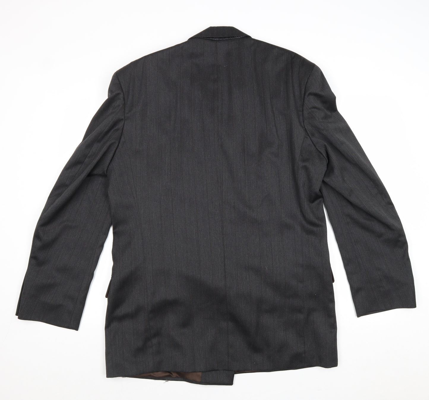 Marks and Spencer Mens Grey Polyester Jacket Suit Jacket Size 42 Regular