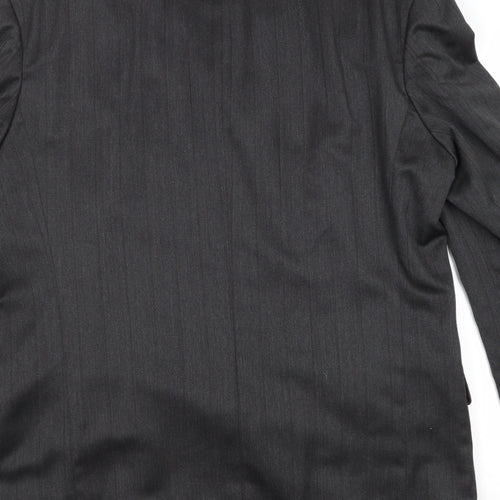 Marks and Spencer Mens Grey Polyester Jacket Suit Jacket Size 42 Regular