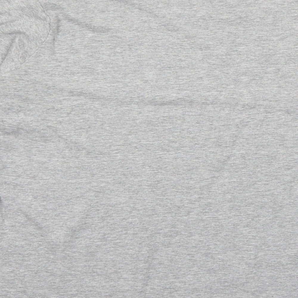 Essentials Womens Grey Cotton Basic T-Shirt Size 20 Round Neck