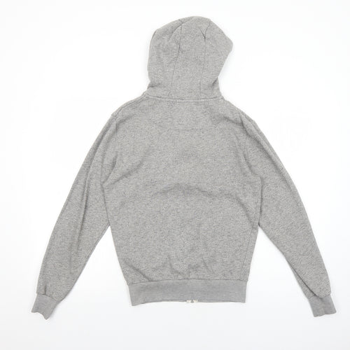 Cedar Wood State Mens Grey Cotton Full Zip Hoodie Size XS