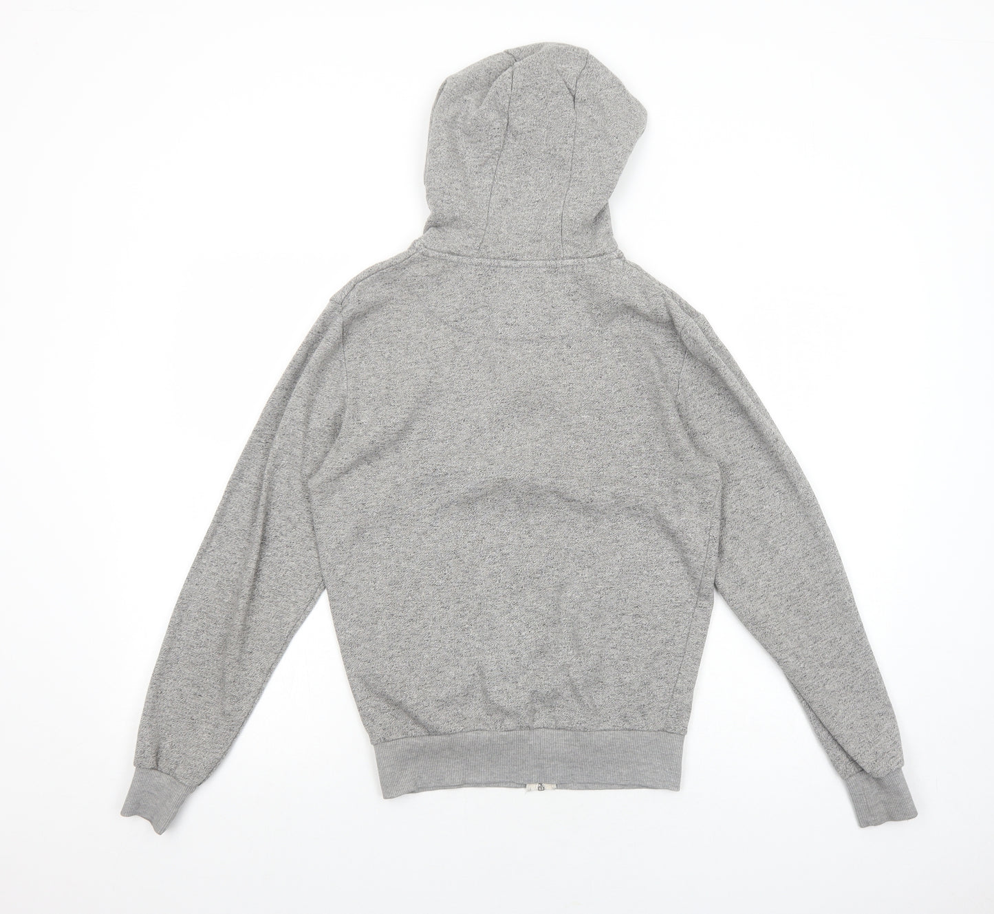 Cedar Wood State Mens Grey Cotton Full Zip Hoodie Size XS