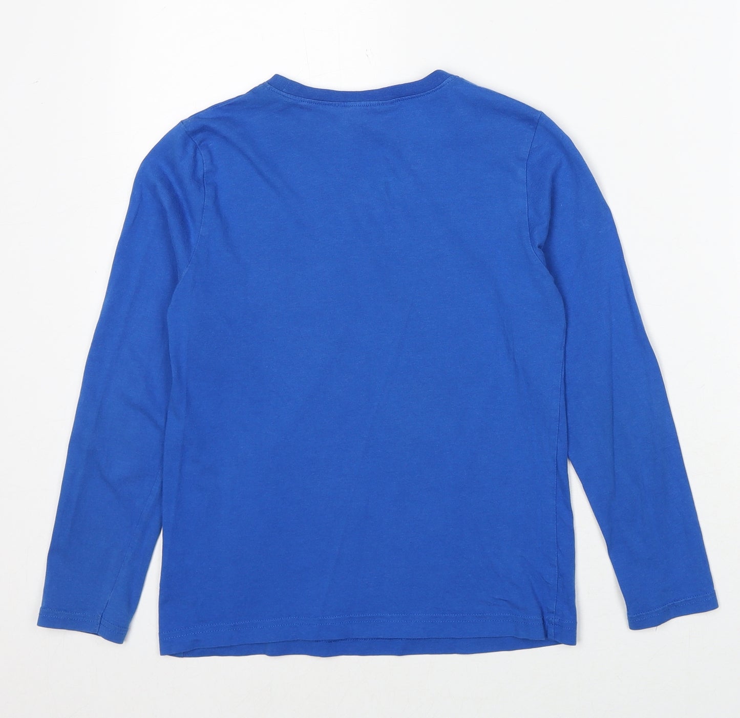 George Boys Blue Cotton Pullover T-Shirt Size 9-10 Years Crew Neck Pullover - Batman