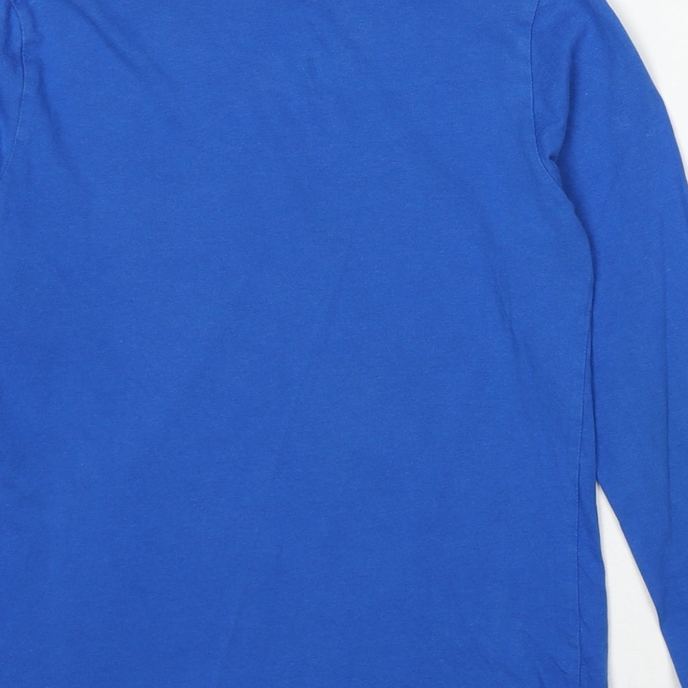 George Boys Blue Cotton Pullover T-Shirt Size 9-10 Years Crew Neck Pullover - Batman