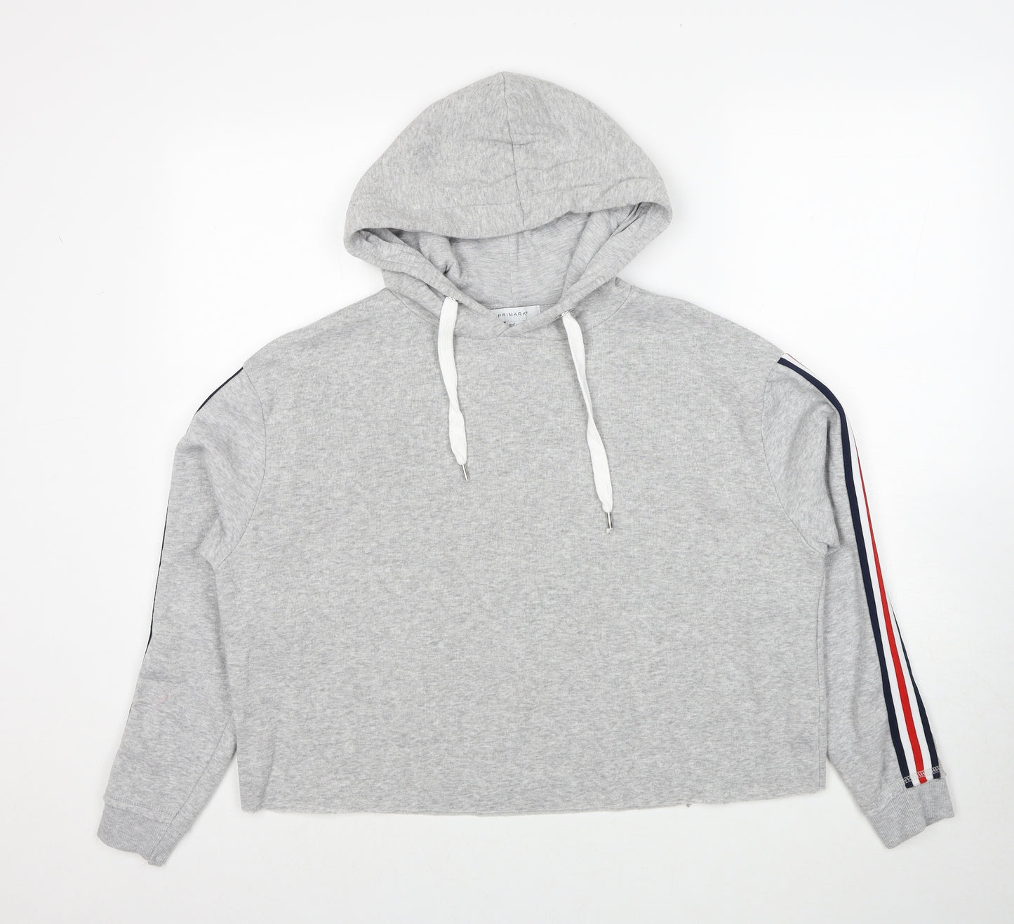 Primark Womens Grey Polyester Pullover Hoodie Size 14 Pullover