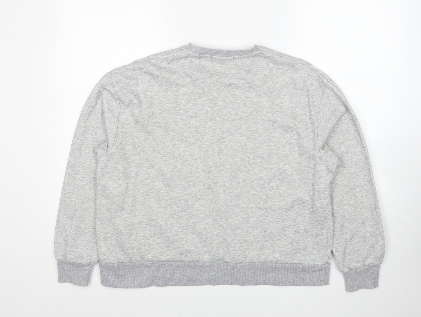 Primark Womens Grey Polyester Pullover Sweatshirt Size 12 Pullover - Christmas Sweatshirt