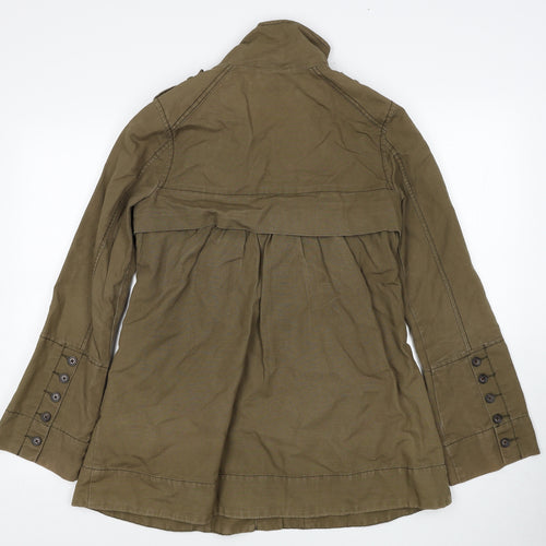 NEXT Womens Green Jacket Size 8 Zip