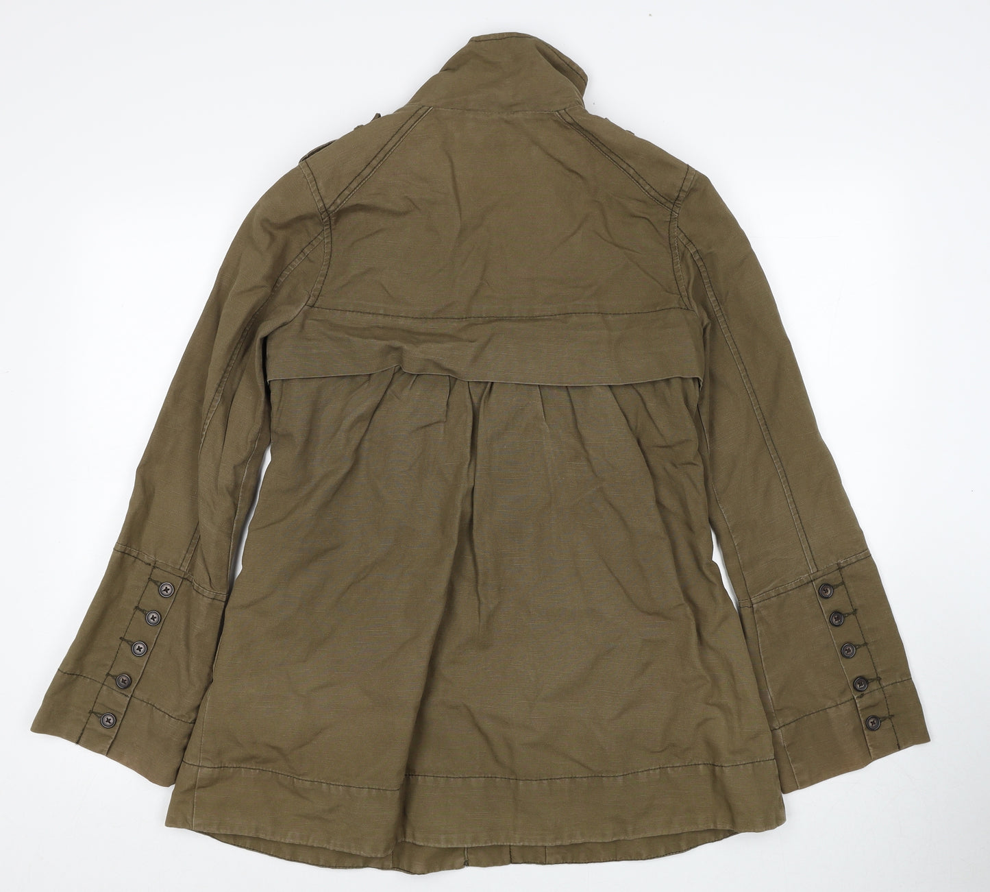 NEXT Womens Green Jacket Size 8 Zip