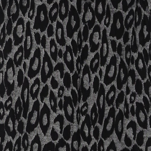 Atmosphere Womens Black Animal Print Polyester Straight & Pencil Skirt Size 8 - Leopard Pattern