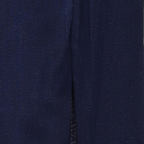 Blue Zoo Girls Blue Cotton Jegging Jeans Size 11 Years Regular Pullover