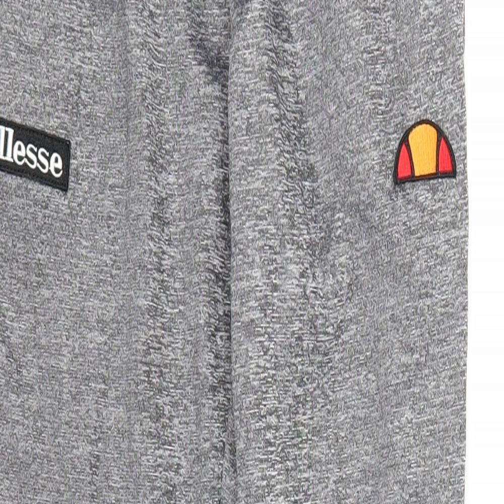 ellesse Womens Grey Polyester Jogger Trousers Size 4 Regular Drawstring