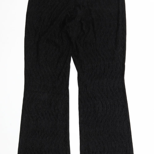 Divided Womens Black Polyester Jogger Trousers Size M Regular - Textured