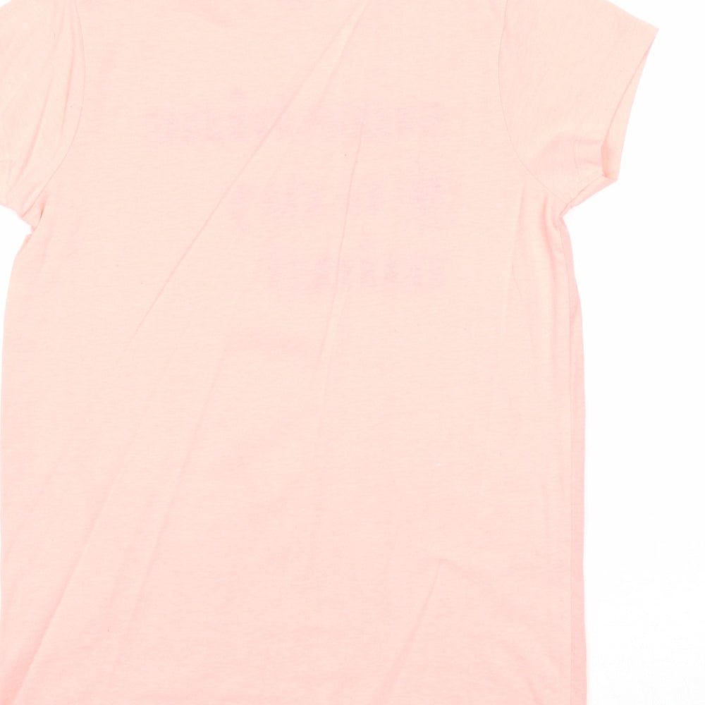 Primark Girls Pink Polyester Basic T-Shirt Size 10-11 Years Round Neck Pullover - Sunshine On My Mind