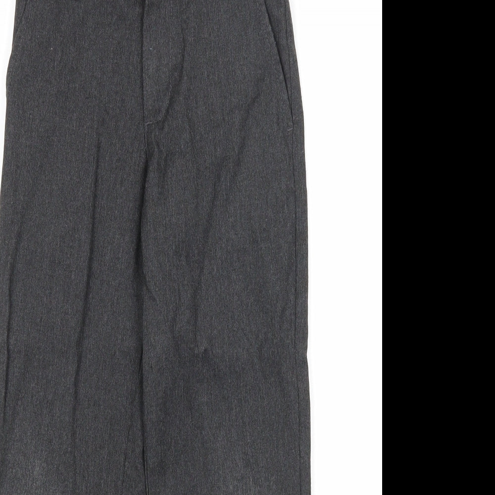 George Boys Grey Polyester Chino Trousers Size 5-6 Years Regular Pullover