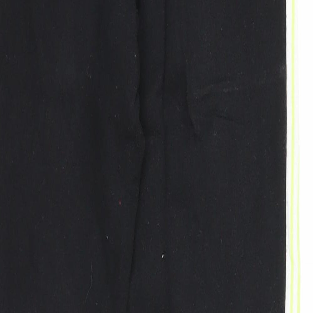 H&M Girls Black Cotton Jogger Trousers Size 11-12 Years Regular Pullover - Leggings