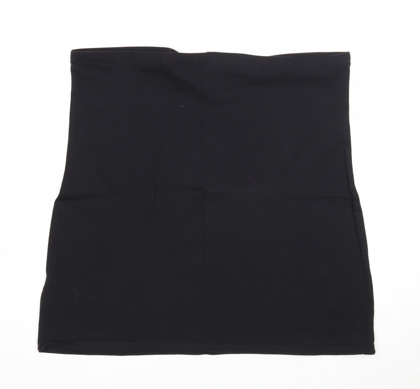 New Look Womens Black Cotton Cropped Tank Size 20 Off the Shoulder