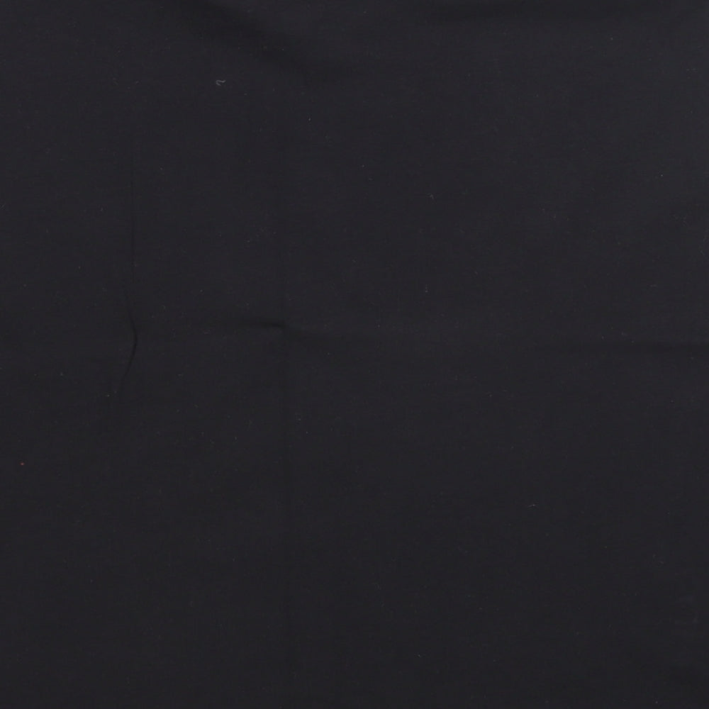New Look Womens Black Cotton Cropped Tank Size 20 Off the Shoulder