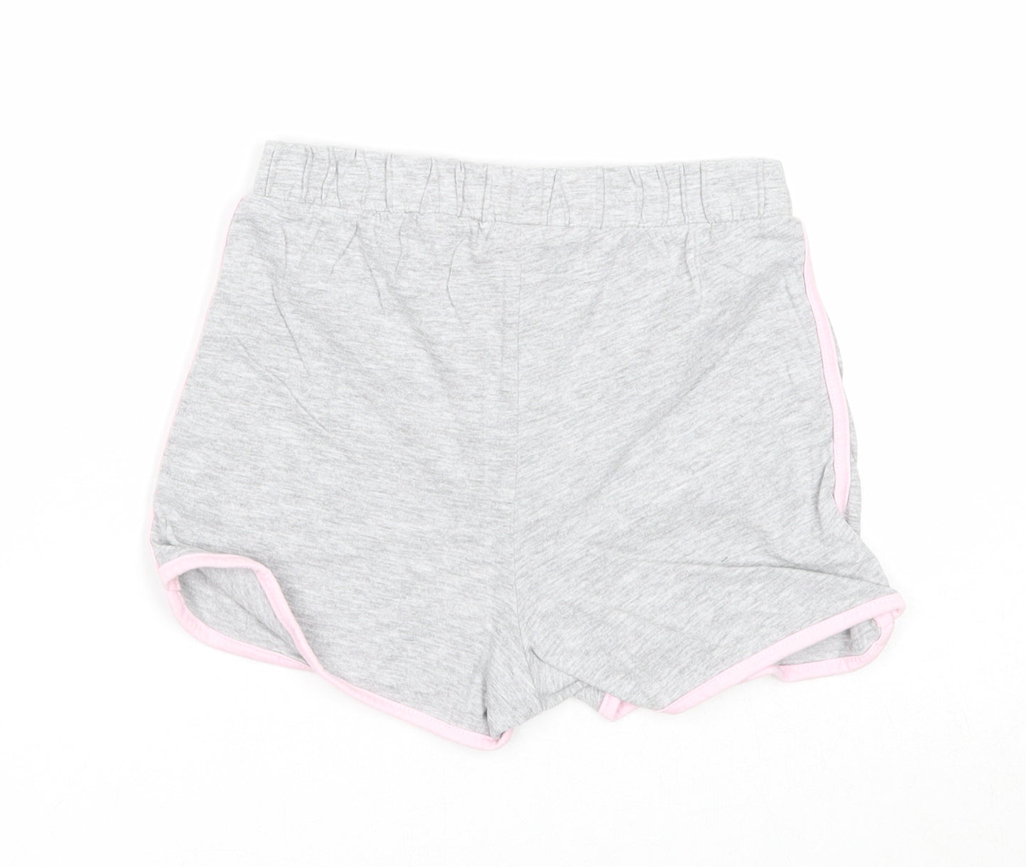 Preworn Girls Grey Cotton Sweat Shorts Size 10 Years Regular