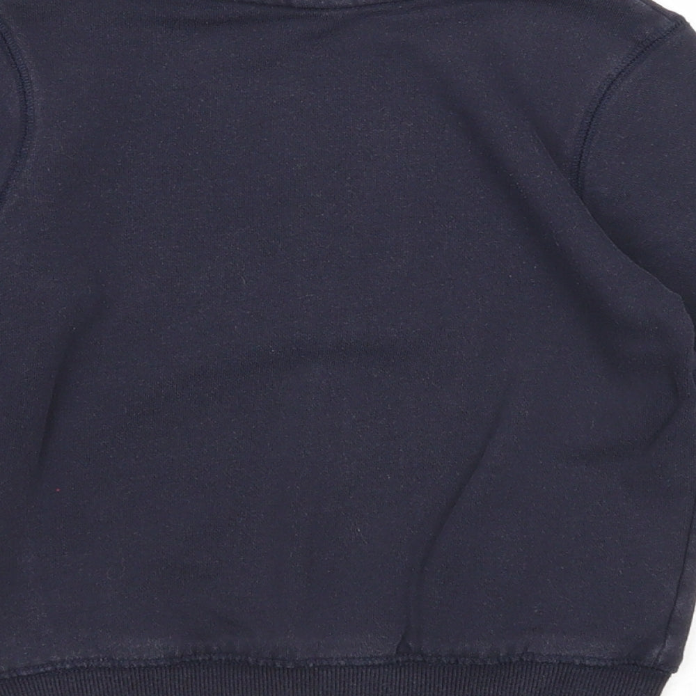 TU Boys Blue Cotton Pullover Sweatshirt Size 4 Years Pullover